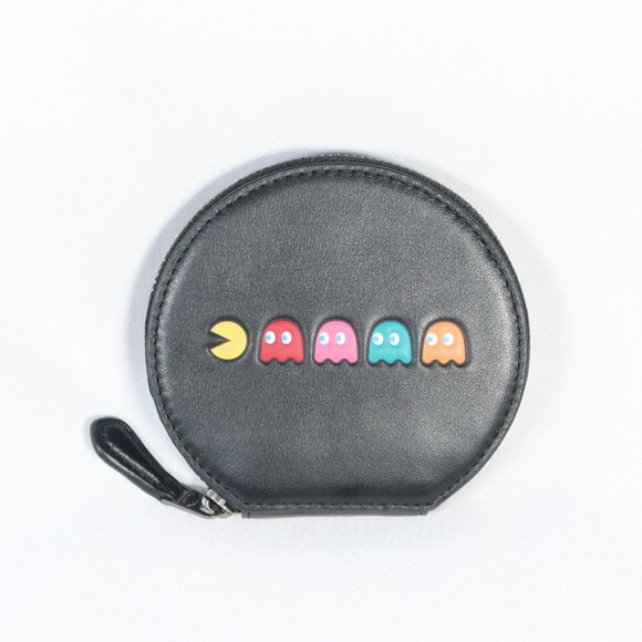 🔥 ULTRA RARE!! | Vintage Coach | cardholder / coin case | Pac Man Zip Case - Picture 1 of 5